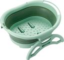 BRAMBLE Bain de pieds pliable 30 L avec rouleaux de massage