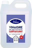 Vinaigre ménager PHEBUS 14° - bidon 5 L (détartrant multi-surfaces concentré)
