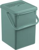 Seau à compost de cuisine Rotho 9 L avec filtre à charbon actif