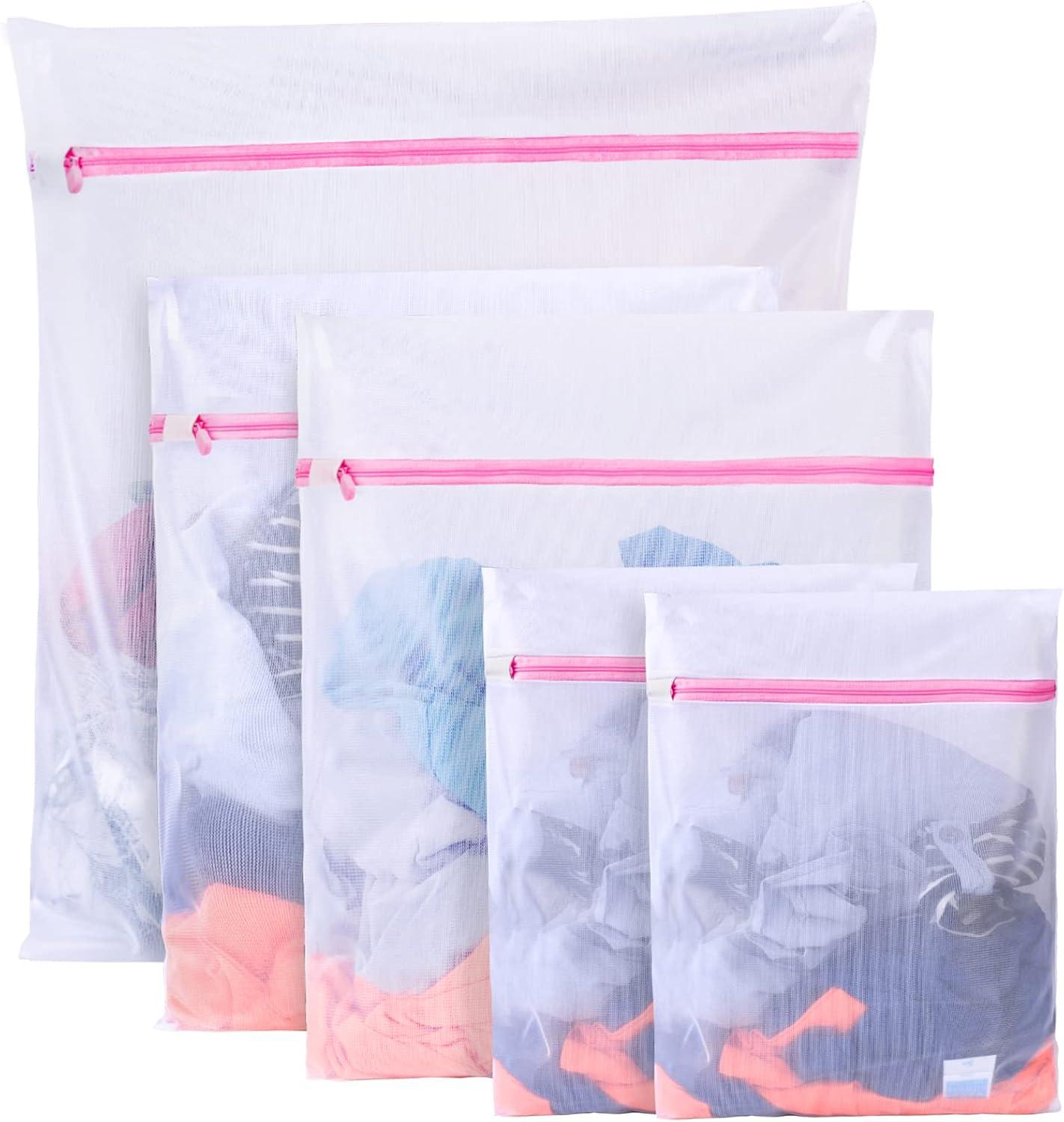 BoxLegend Filet de lavage à mailles fines, lot de 5 sacs (tailles assorties)