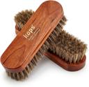 Kaps Brosse à lustrer en crin de cheval naturel pour chaussures