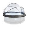 EXIT Toys Dôme de piscine ø244 (PVC fibre de verre, piscines rondes 240-255 cm)
