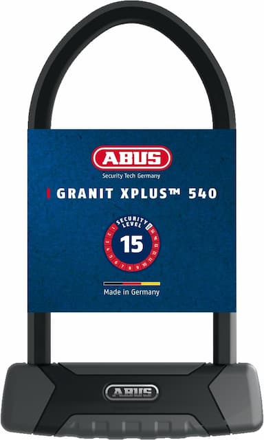 ABUS Granit XPlus 540 (U/arceau, anse 13 mm, + support USH)