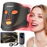 CAPMESSO Masque LED visage (400 LED, 4 couleurs, télécommande)