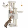 Feandrea 160 cm auto-toiletteur (niche chauffante, anti-basculement)
