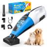 Milunho Aspirateur à main sans fil poils d'animaux double moteur