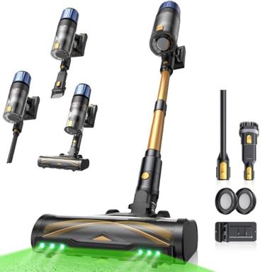 Proscenic P15+ Aspirateur Balai sans Fil 55 kPa, 650 W, 70 min