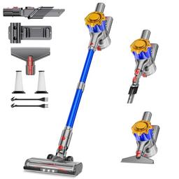 Tdyon Aspirateur balai sans fil 450W (40 kPa, écran, batterie amovible)