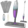 HOMSIER Spray Mop (réservoir 550 ml, 3 tampons + grattoir)