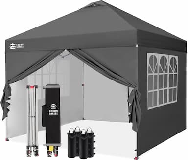 CROWN SHADES Tonnelle Pliante 3x3 UPF 50+
