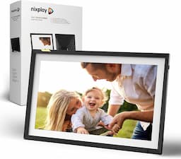 Nixplay Smart 15,6" (grand écran WiFi Full HD, envoi email/app)