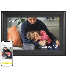Aura Carver – cadre Wi-Fi 10,1", stockage illimité