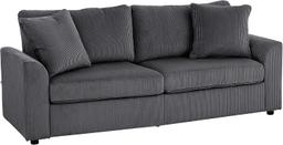 HOMCOM canapé 3 places velours côtelé 212 cm