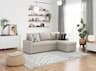 Loungitude (angle réversible convertible, tissu, avec coffre)
