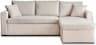 Bestmobilier Cyrus (angle réversible convertible, velours côtelé, avec coffre)