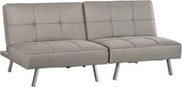 HOMCOM Canapé convertible 3 places modulable