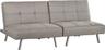 HOMCOM Canapé convertible 3 places modulable