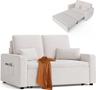 Xbro canapé-lit extensible 2 places (147 × 196 cm ouvert)