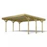 Cerland Jean (bois traité, double, 29 m² pour 2 voitures)