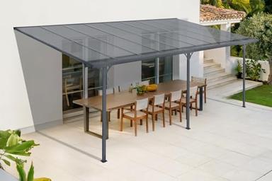 Cazeboo KLEO 5,5x3 m (16,5 m², aluminium, toit polycarbonate)