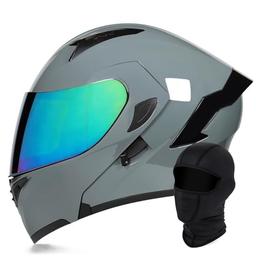 EBAYIN casque modulable rabattable (homologué, double lentille antibuée)