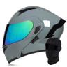 EBAYIN casque modulable rabattable (homologué, double lentille antibuée)