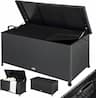 Casaria Coffre Polyrotin 270 L Noir