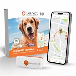 Weenect XS (petits chiens, 7 jours d'autonomie)