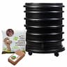 WormBox 4 plateaux + 500 g de vers (lombricomposteur 64 L)