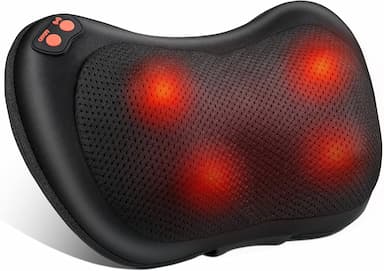 Brelley Coussin Massage Shiatsu chauffant (4 nœuds)