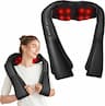 Brelley Masseur Dos et Cervicales cuir PU (8 rouleaux)
