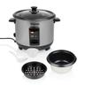 Tristar RK-6144 cuiseur à riz 1 L, corps inox et plateau vapeur