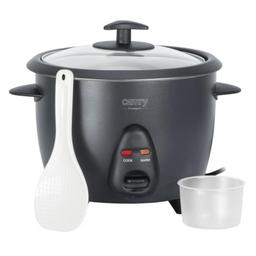 Camry cuiseur à riz 1 L 400 W avec insert vapeur et couvercle verre