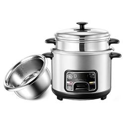 DXYDZSWD cuiseur à riz 2 L tout inox 201 avec couvercle en acier