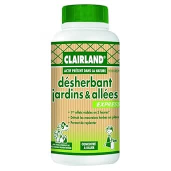 Clairland Désherbant Jardins & Allées Concentré 500 mL