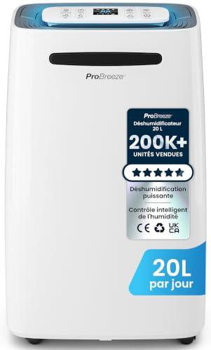 Pro Breeze Déshumidificateur 20L/jour