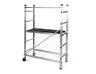 VITO Échafaudage roulant hauteur 3 m (aluminium, charge 120 kg)