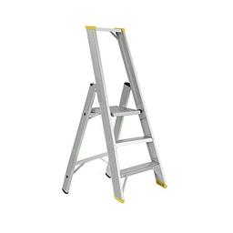 Alve Forte, escabeau aluminium 3 marches avec plateforme 150 kg