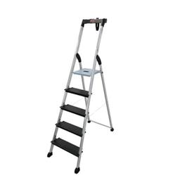 Hailo 4XL BlackLine Pro, escabeau alu 3 marches extra-larges
