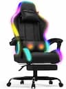 Devoko Chaise Gaming RGB avec massage lombaire