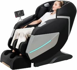 Relaxora Fauteuil de Massage Zero Gravity (rail SL, main 3D, chauffe)