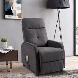 LEADZM Fauteuil inclinable massant (135°, massage 6 points + chauffage)