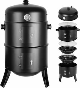 TLGREEN Fumoir 3 en 1 charbon Ø44,5 cm