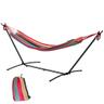 Outsunny Hamac sur pied, support métal (5 hauteurs)