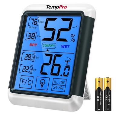 ThermoPro TP55 thermomètre hygromètre écran tactile 4 pouces rétroéclairé