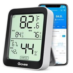Govee thermomètre hygromètre Bluetooth (capteur suisse, ±3 % HR)