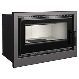 Kratki Arke insert acier 8 kW, rendement 84 % (A+)