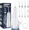 VIMMK Hydropulseur (5 modes, 8 embouts, IPX7, réservoir 300 ml)