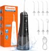 Glaskim Hydropulseur (4 modes + mémoire, 8 buses, 320 ml, IPX7)
