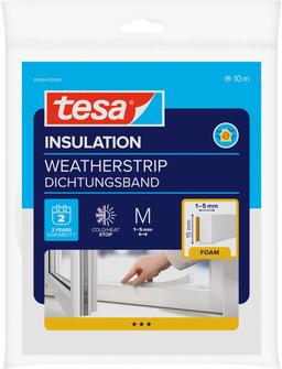 tesa INSULATION Ruban d'étanchéité mousse 10 m